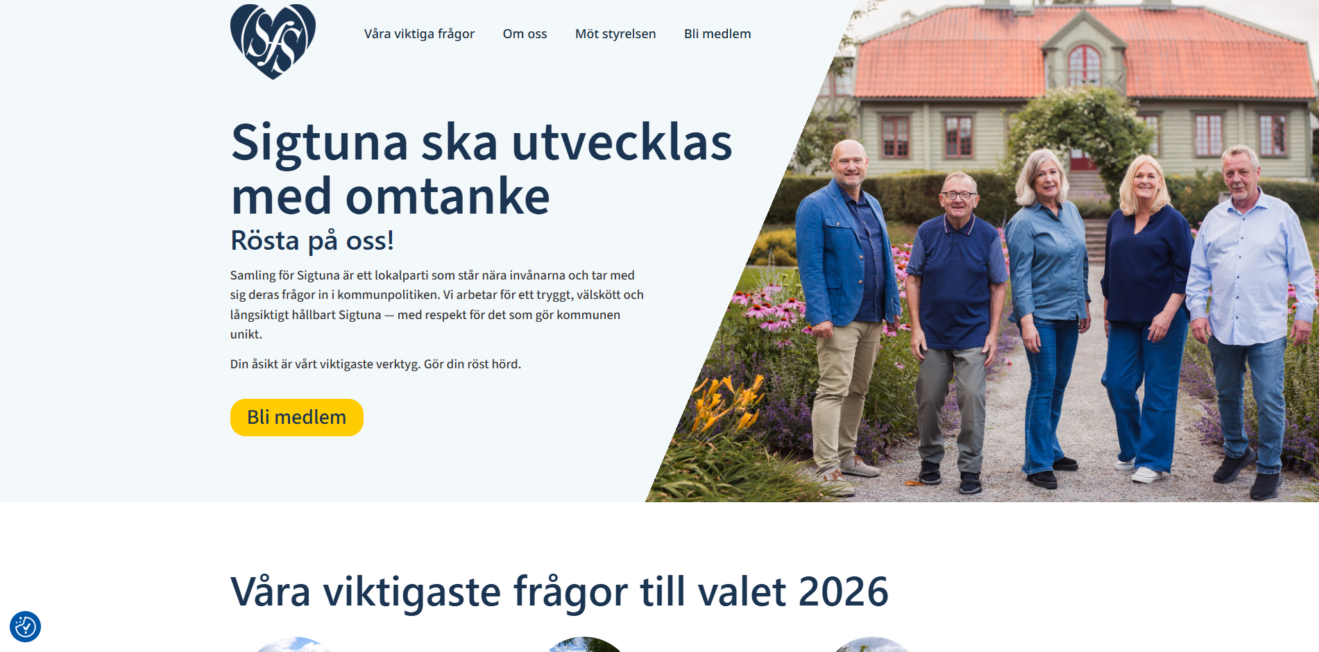 Sida byggd till Samling för Sigtuna